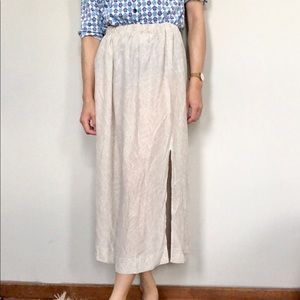 Ali Golden printed midi skirt